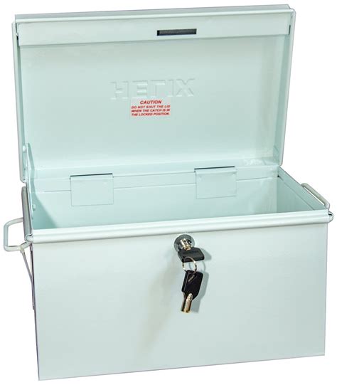 metal storage box with lock gun|lockable metal storage boxes containers.